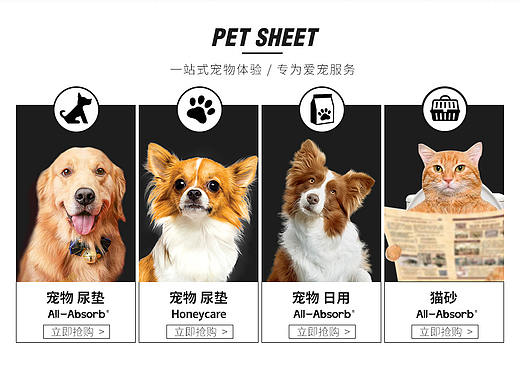 17年 宠物产品 京东PC端网页设计