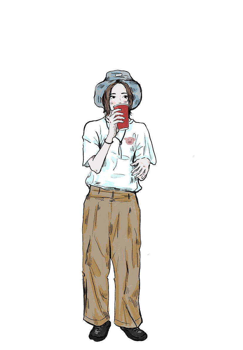 一些日常人物插画练习
