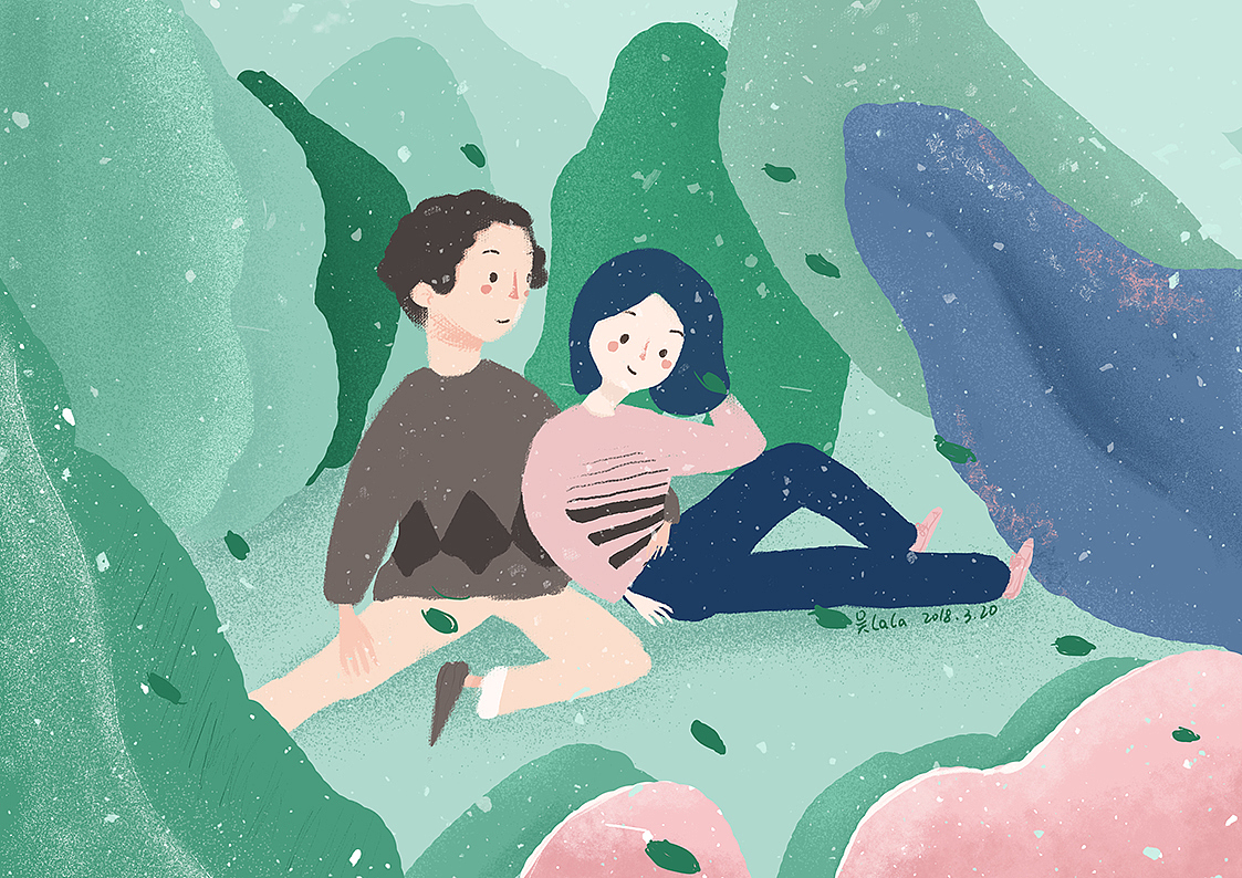 小插画—每日一画（图ZMTA5NjIxMzEy） - 创作习作 - 站酷设计师吴lala原创素材 - 站酷ZCOOL