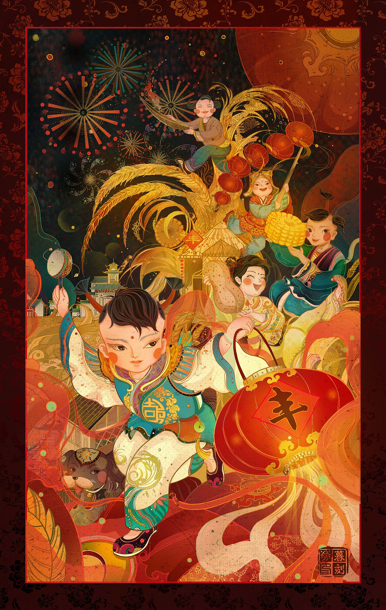 2019年度总结｜乘川｜国风文化系列作品（图ZMTkyOTEzNDQ4） - 商业插画 - 站酷设计师乘川原创素材 - 站酷ZCOOL