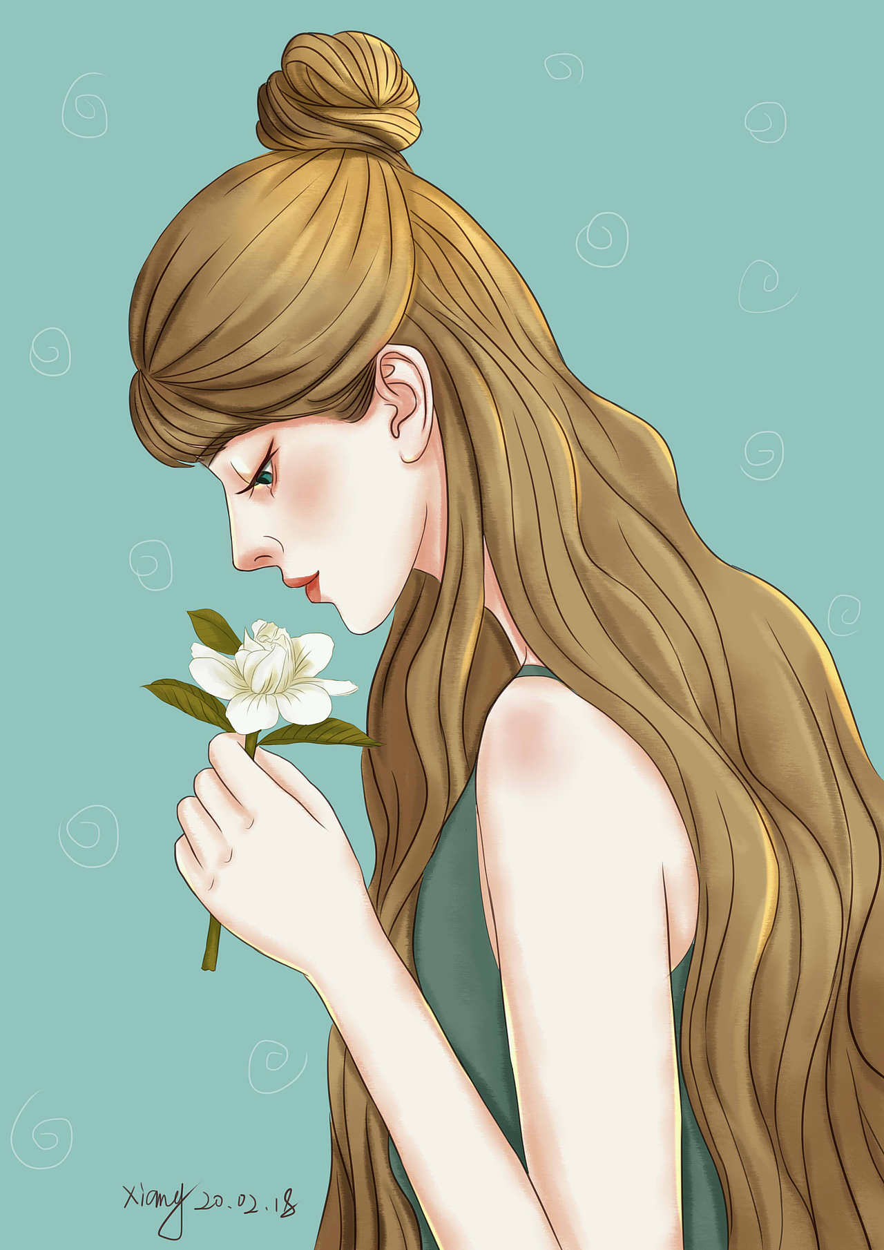 栀子花小姐姐