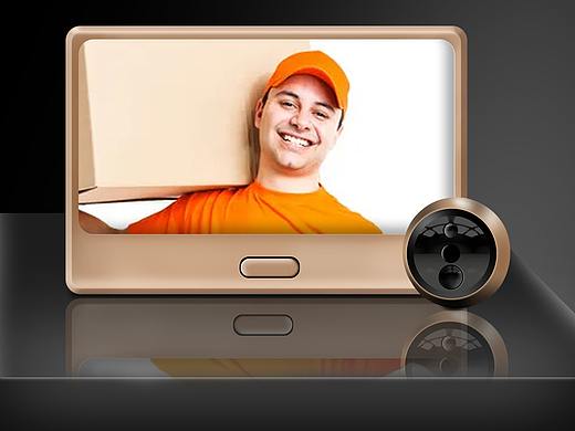 猫眼 显示屏 门铃