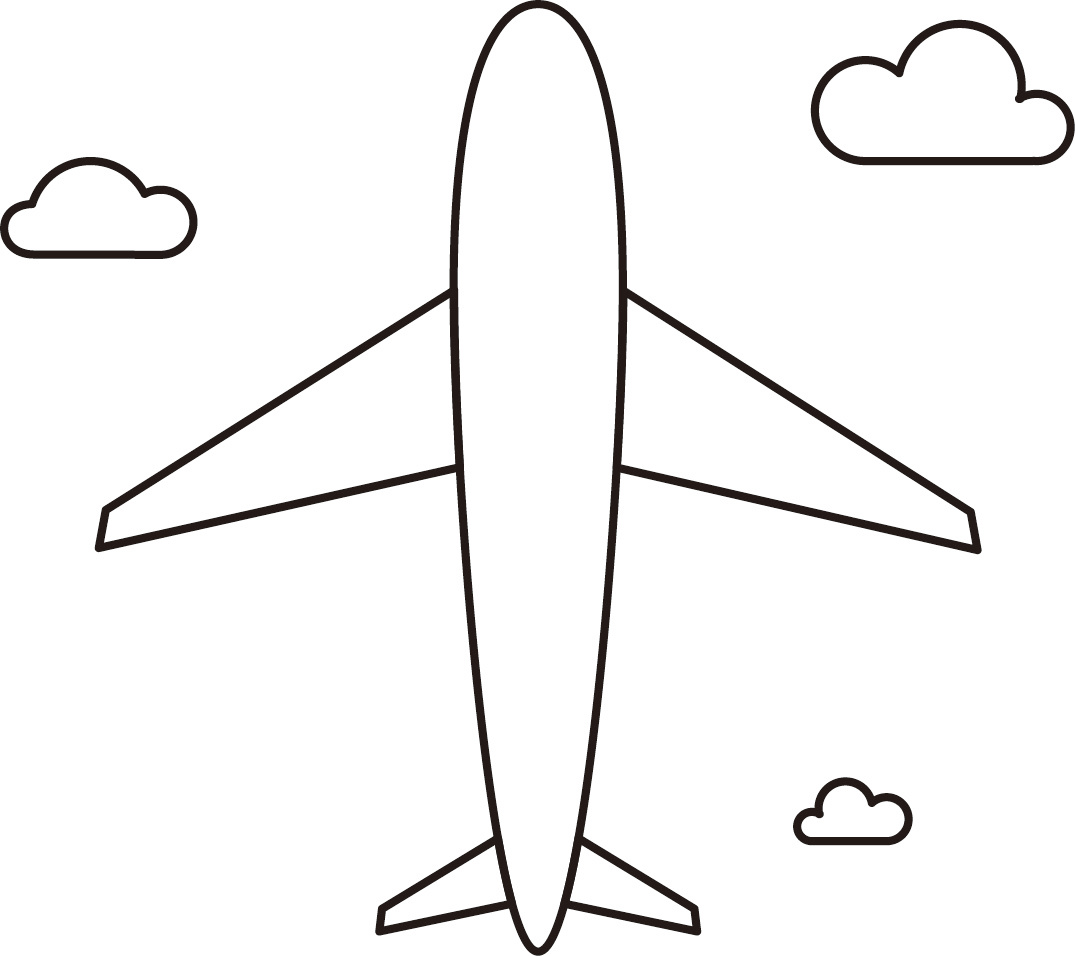 矢量手绘简笔纸飞机图片素材免费下载 - 觅知网
