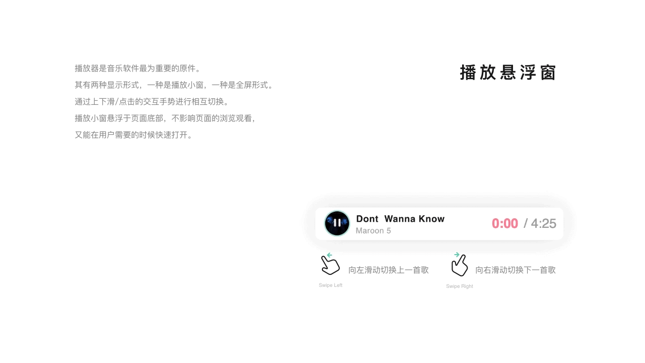 音乐概念app,交互设计