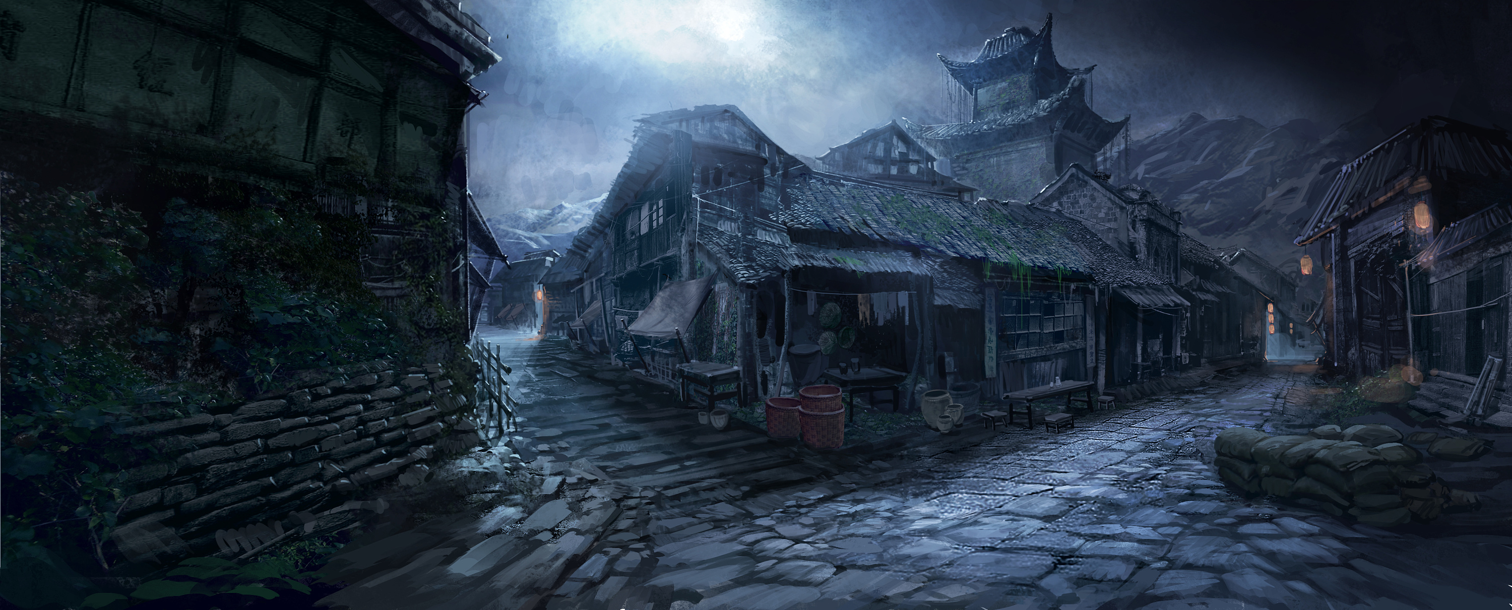 电影勇士气氛概念设计图