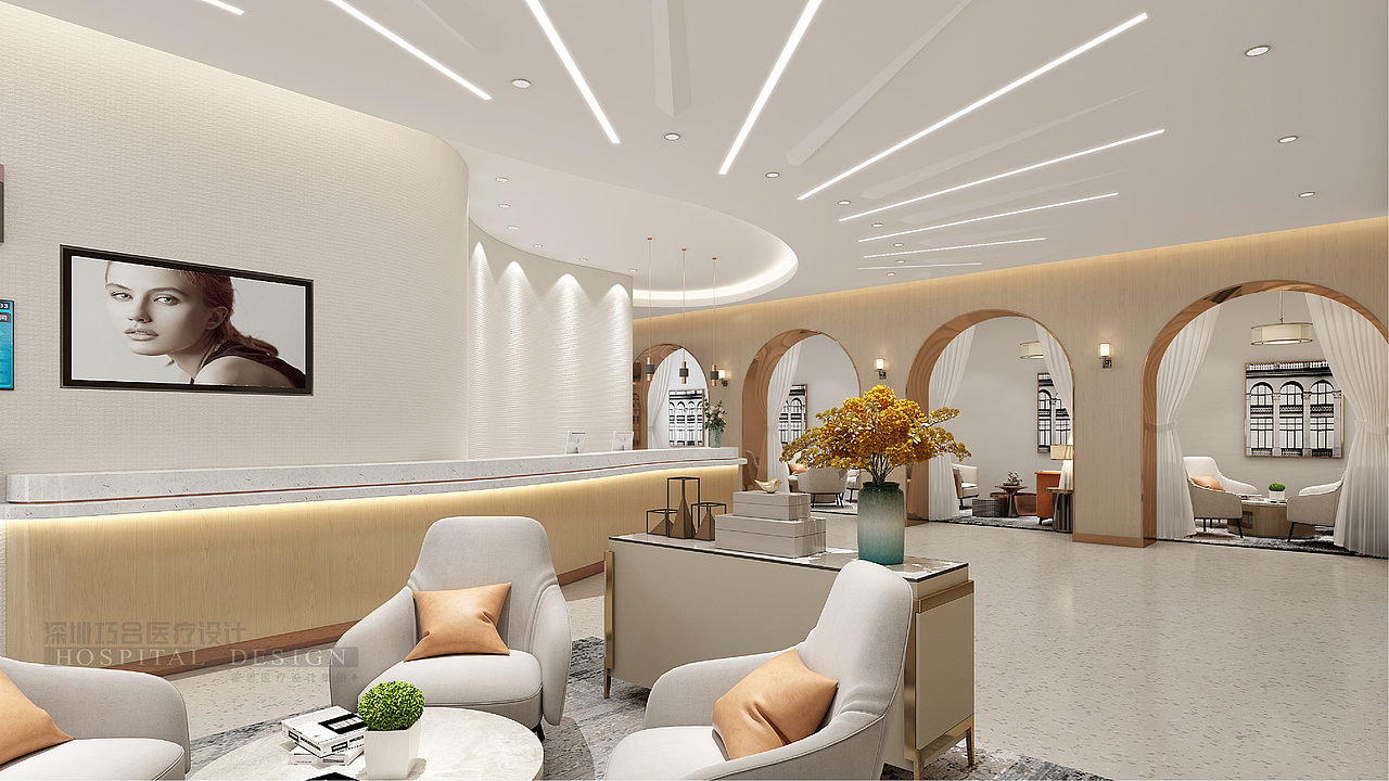 设计效果图丨二甲综合性医院,一期工程14万平米