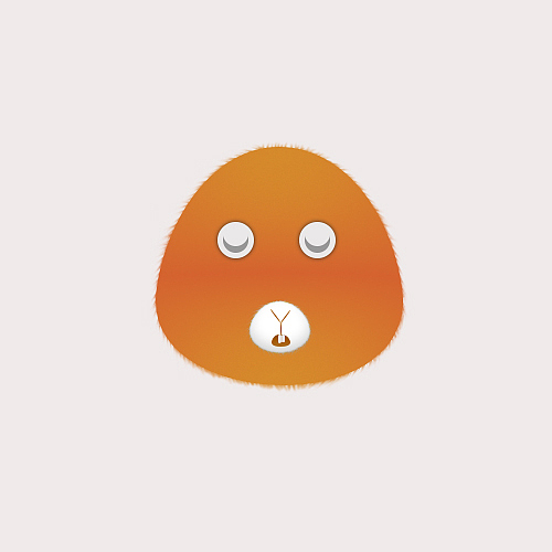 简单的一个毛茸茸小可爱