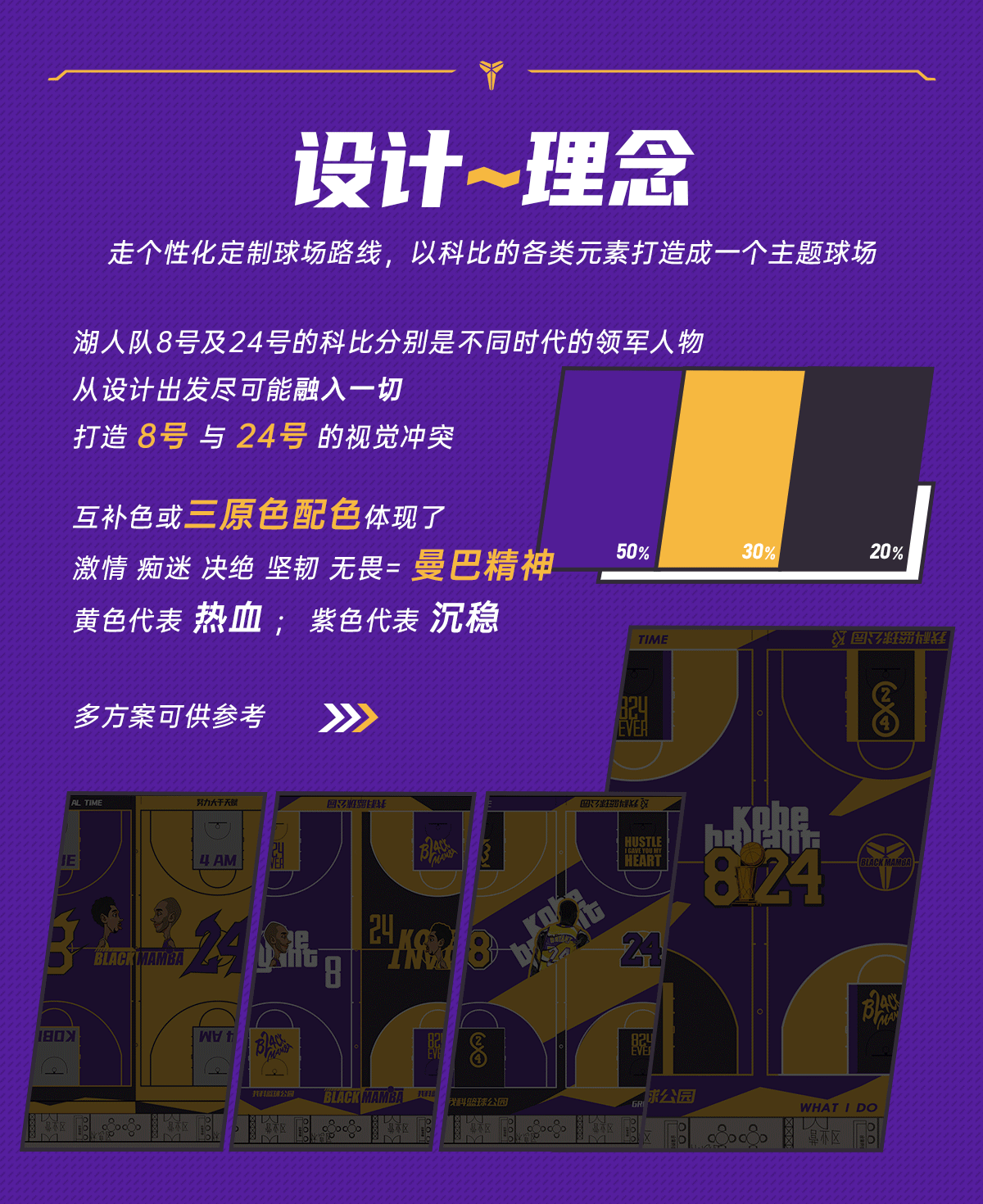 科比主题篮球场（图ZMzE1MTM4MjY4） - 其他空间 - 站酷设计师保罗体育设计Paul原创素材 - 站酷ZCOOL