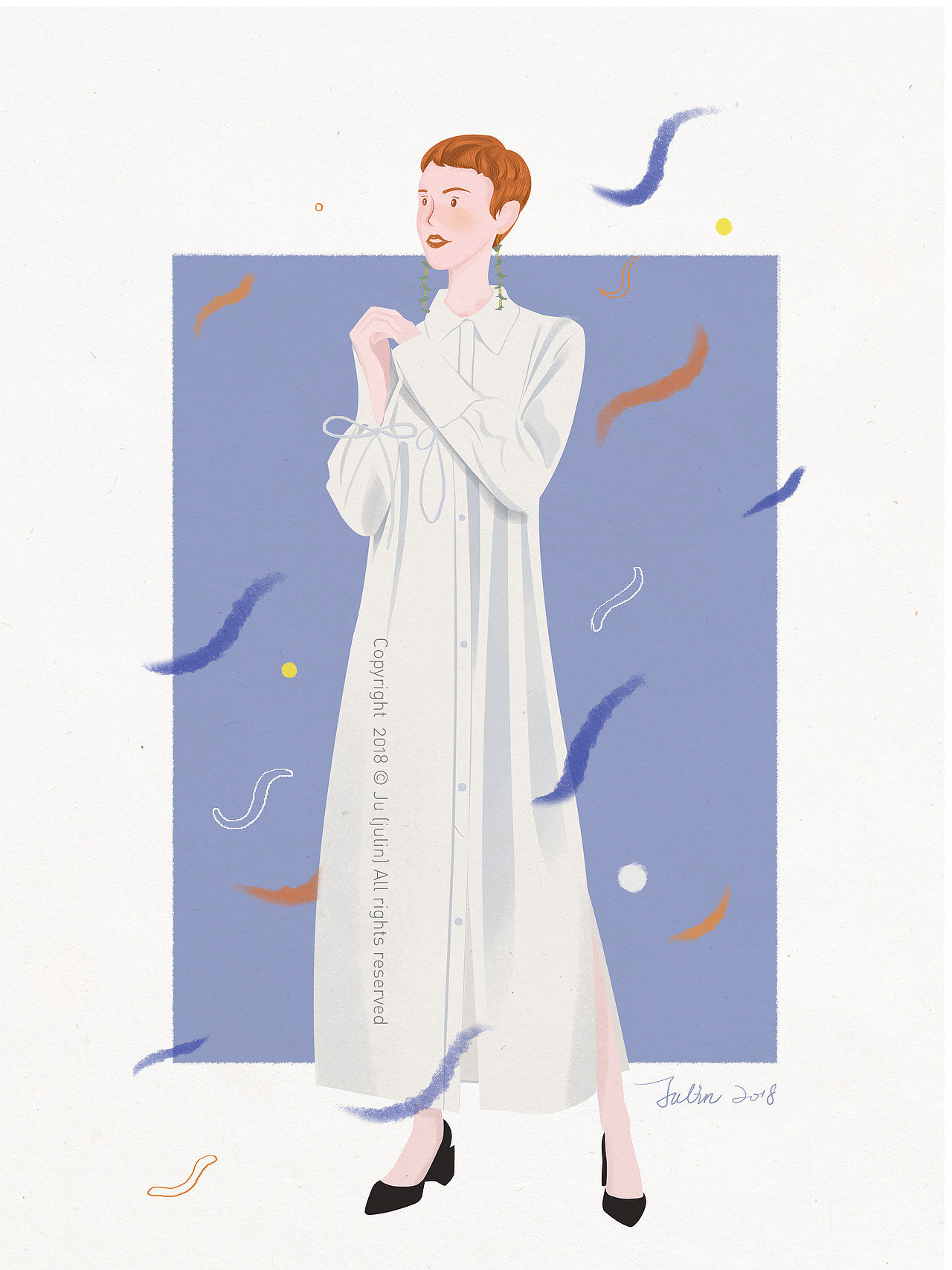 短发lady（图ZMTI0MzU0ODc2） - 创作习作 - 站酷设计师Julin橘林原创素材 - 站酷ZCOOL