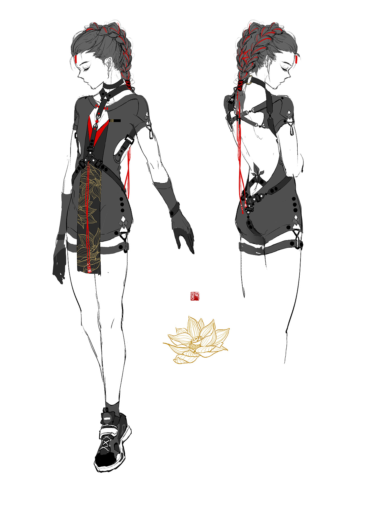 没放错是同一个世界观的人设,目测小漫画会有两个主要群体,双方因为不同的历史渊源形成了不一样的画风哈哈哈
<br><br><br>不出意外的话会继续更新的~