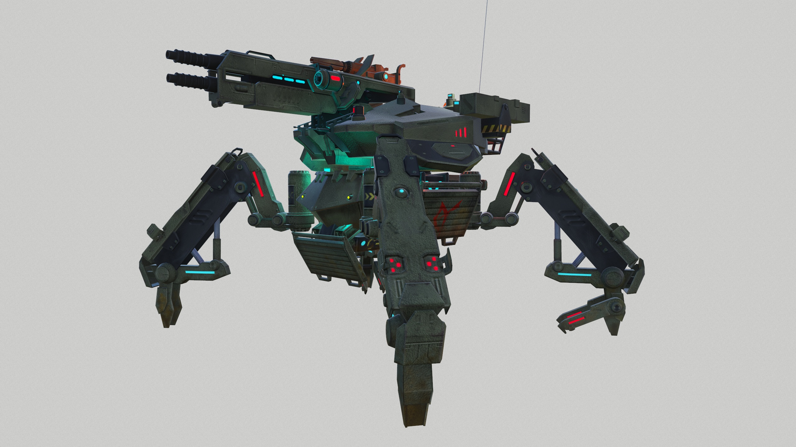 自己做的次时代机械模型