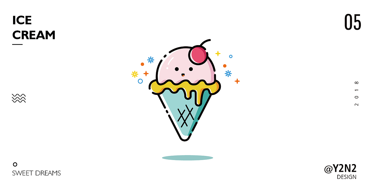 MBE风格图标——甜品（图ZMTA0MzU4OTky） - 图标 - 站酷设计师莎小伊原创素材 - 站酷ZCOOL