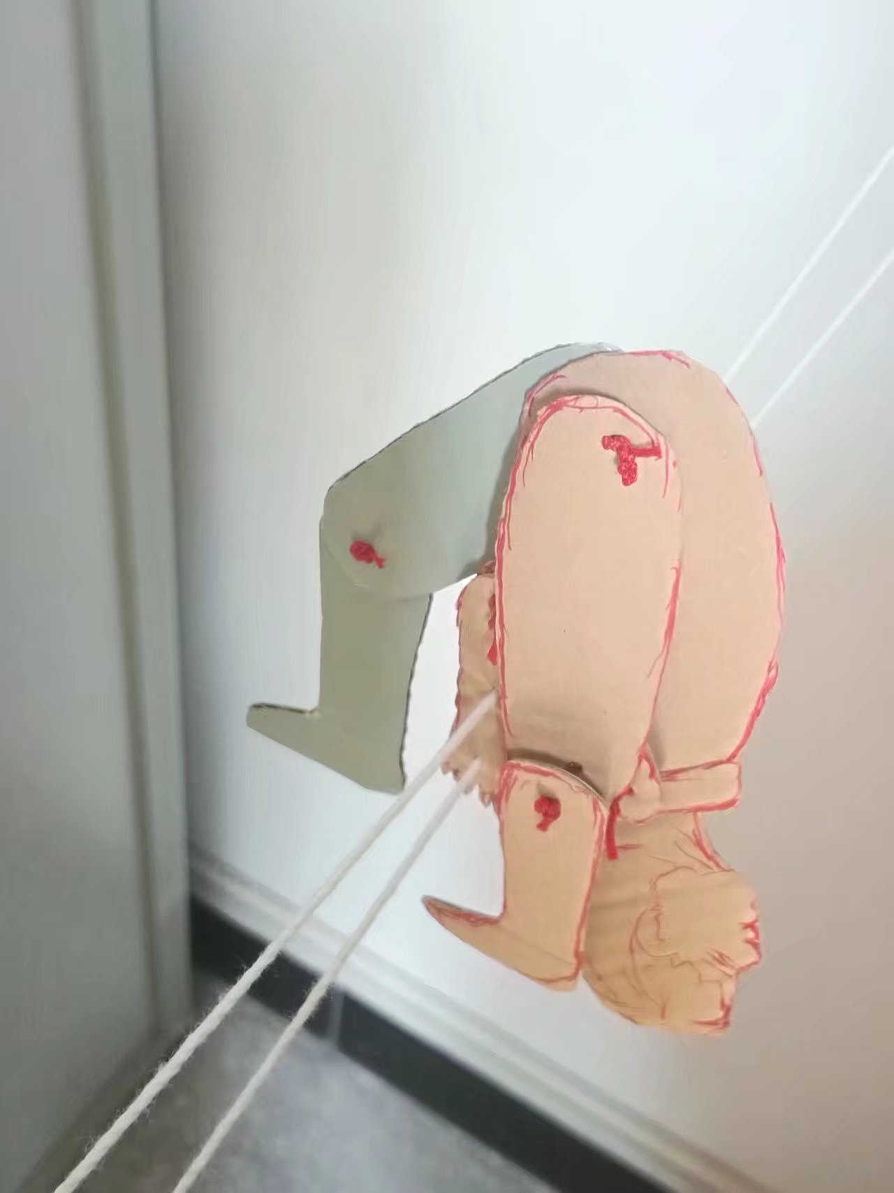 杂技小人自制玩具玩偶变废为宝听从使唤纸片人大陈镇中吴琦芳王大可淘综合实践活动惯性应用动能和势能的传换（图ZNzk3MDM1MDA=） - 其他手工艺 - 站酷设计师王大可淘原创素材 - 站酷ZCOOL