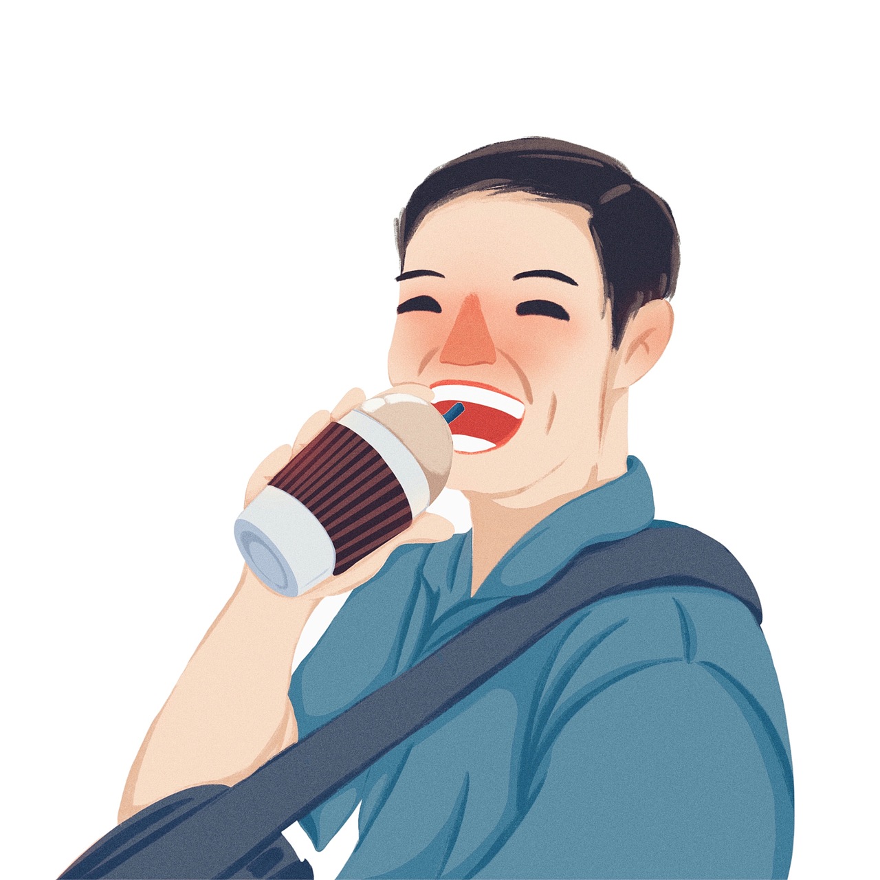 插画人物头像（图ZMjAzNTIyODI4） - 艺术插画 - 站酷设计师木槿兮兮原创素材 - 站酷ZCOOL