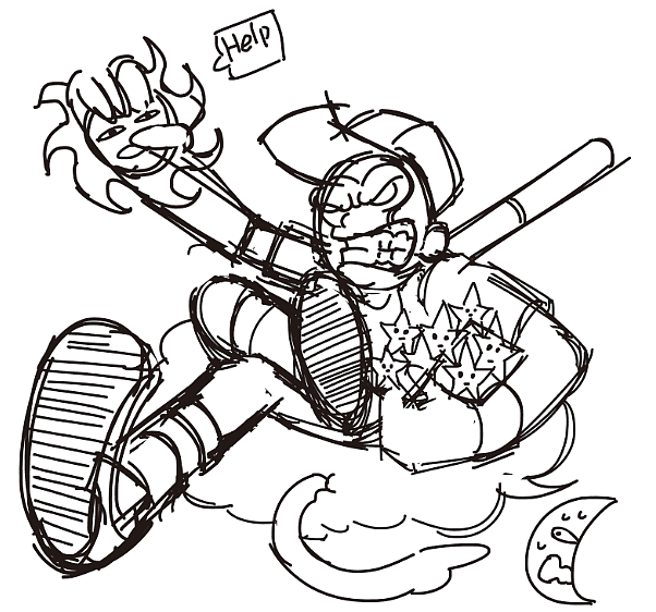 手拿日月摘星辰（图ZNjIzODY5NjA=） - 新锐潮流插画 - 站酷设计师POKKKk原创素材 - 站酷ZCOOL