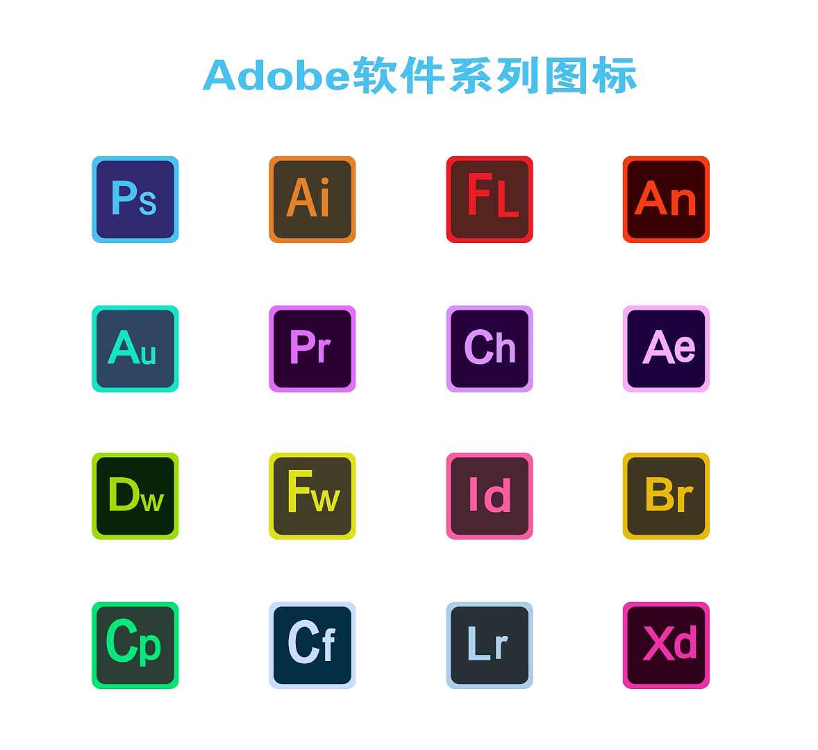 Adobe软件大全,你用过几个?
