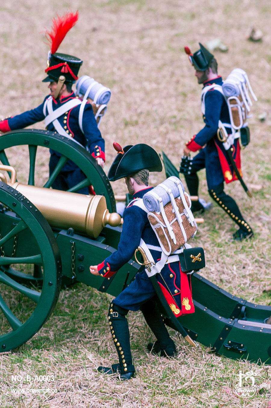 拿破仑战争系列野战炮兵 1/6比例