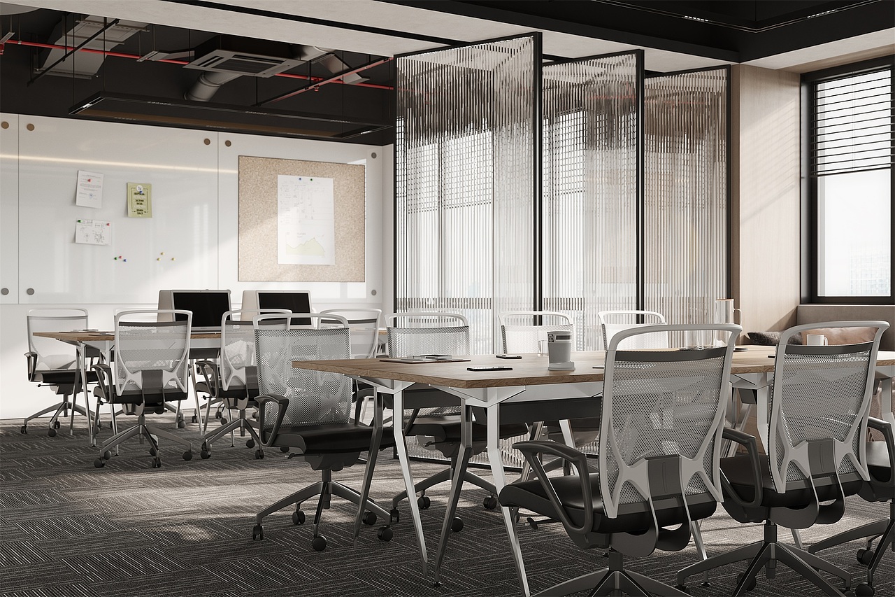 朱总会议室（图ZMjUyMzM4NDQ0） - 家装设计 - 站酷设计师金该效果图官方账原创素材 - 站酷ZCOOL