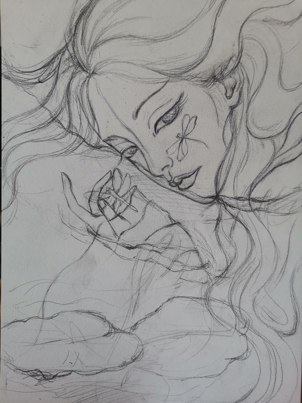 蜉蝣|插画|创作习作|chs辰砂 - 原创作品 - 站酷 (zcool)