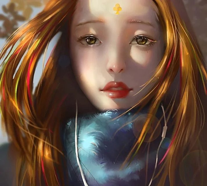 潭州教育插画作品唯美卡通形象