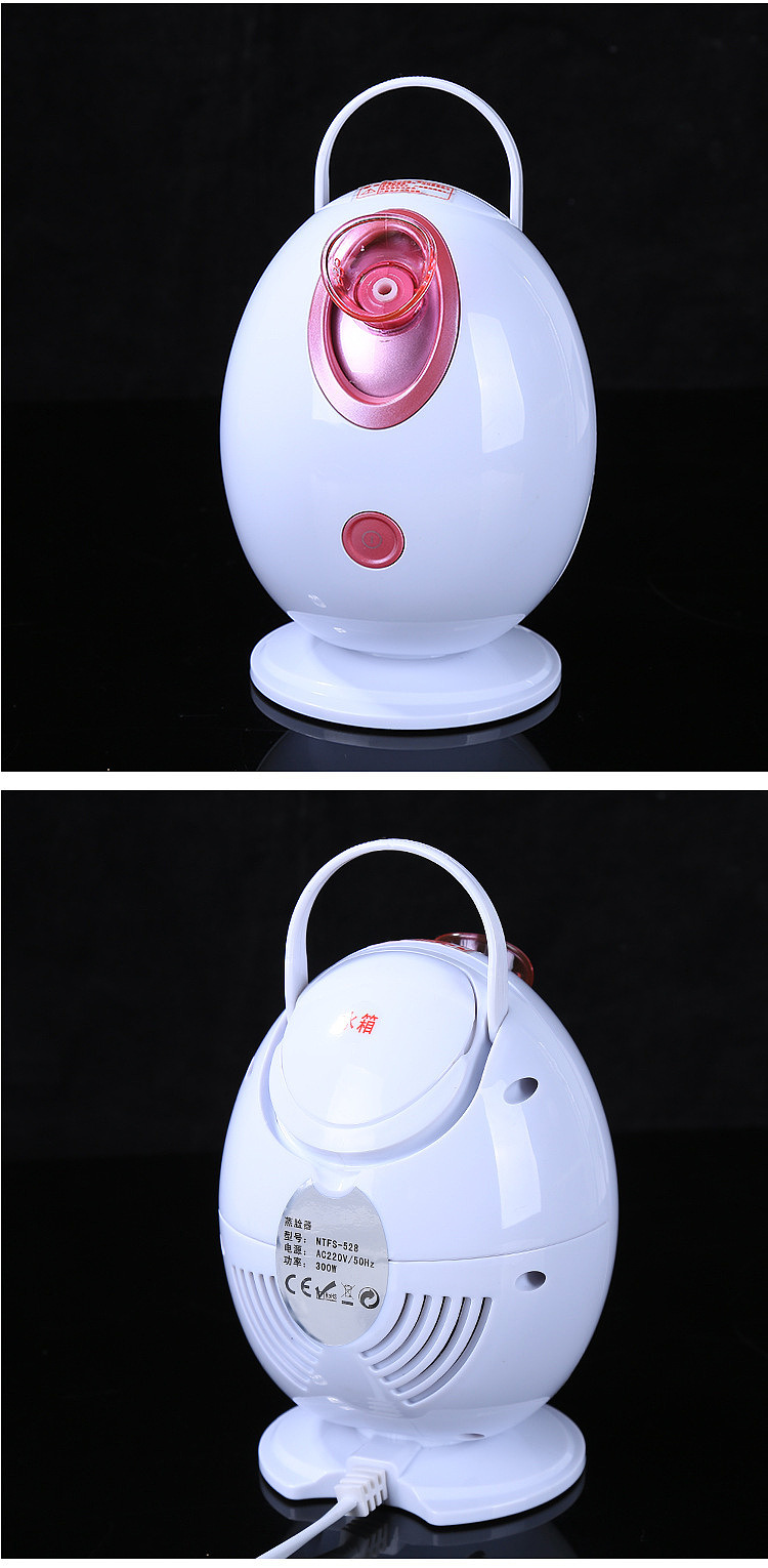 新款小巨蛋家用补水喷雾仪脸部加湿器热喷美容仪蒸脸器