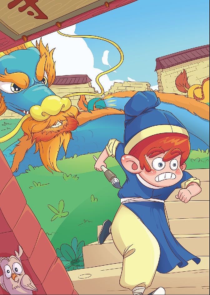 儿童古代寓言故事配图