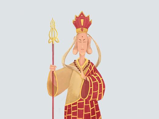 取經(jīng)唐長老（個人主頁-ZMjkxNzQzNTI=） - 兒童插畫 - 站酷設(shè)計師酷貓九原創(chuàng)素材 - 站酷ZCOOL