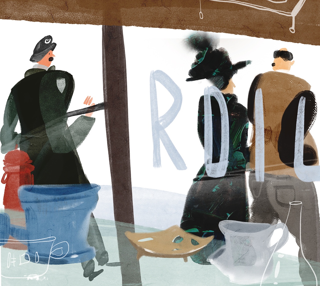 《欧亨利短篇》插画-百词斩阅读计划no.