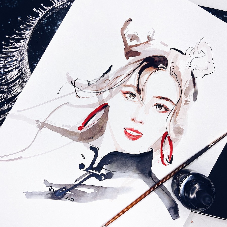 《乘风破浪的姐姐》x任桃桃marinaren|插画|商业插画|任桃桃_原创作品