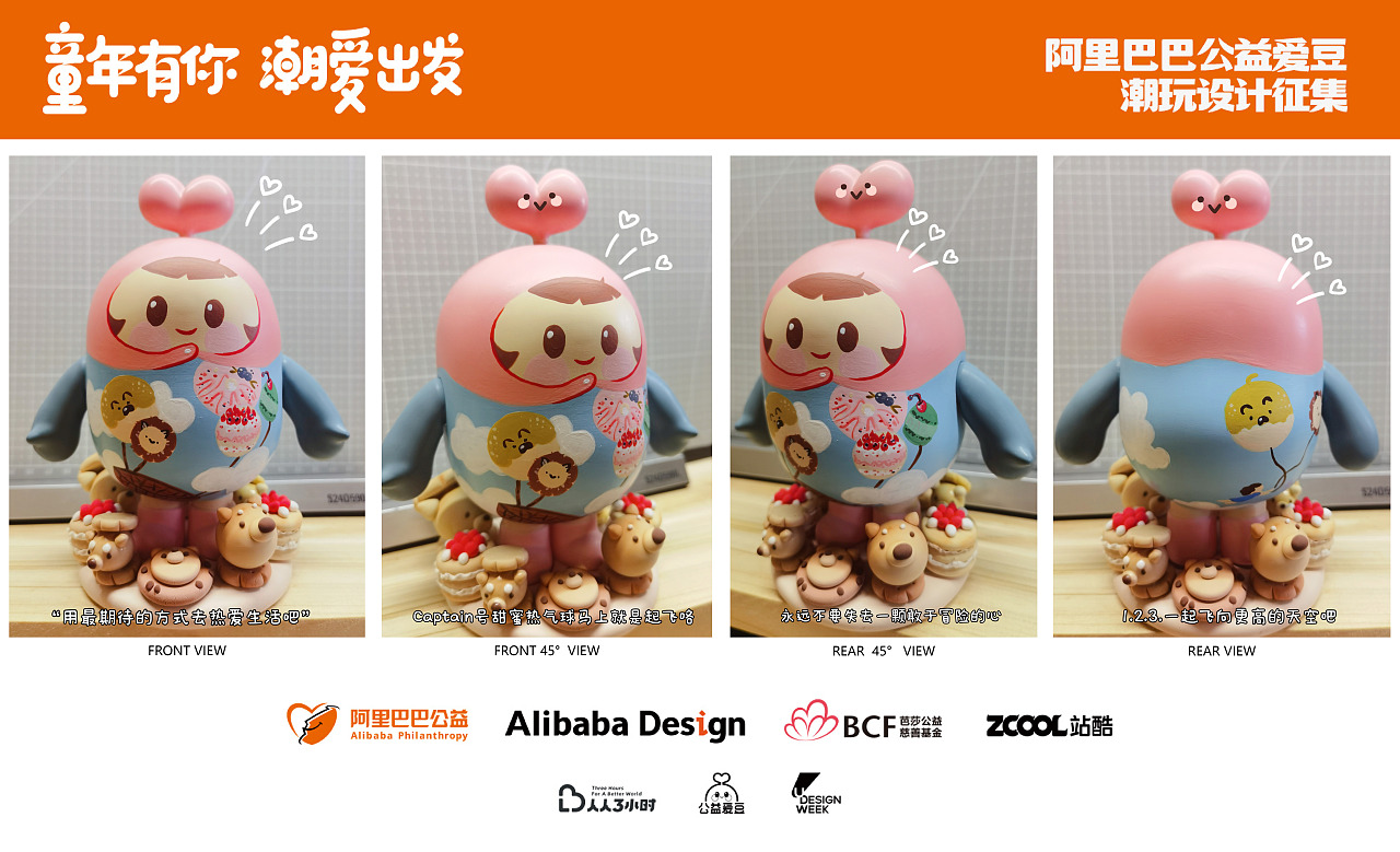 公益爱豆潮玩复赛涂装成品｜甜品梦工厂的Captain爱豆