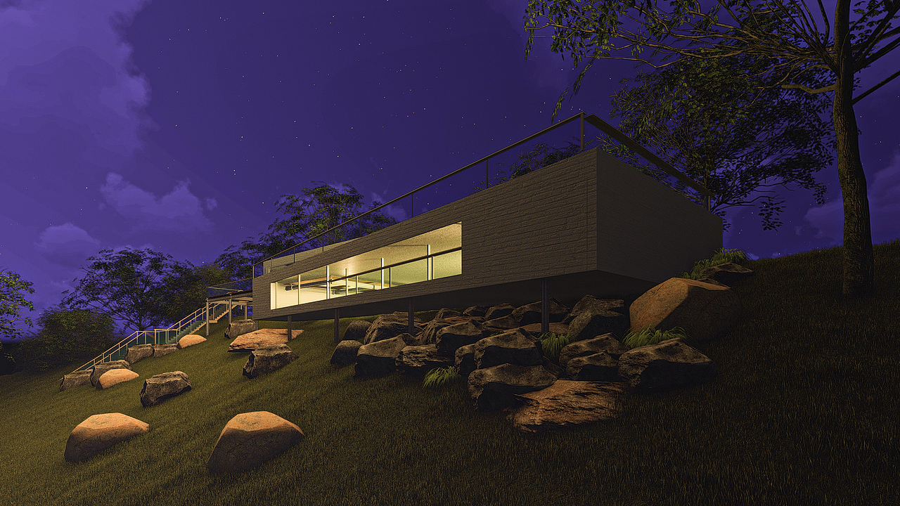 LUMION景观建筑效果图