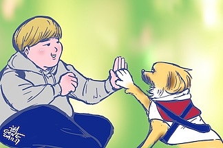 阿进似颜绘2019年现场画像作品（彩色篇）（图ZMTkxOTMwNTgw） - 单幅漫画 - 站酷设计师阿进似颜绘原创素材 - 站酷ZCOOL