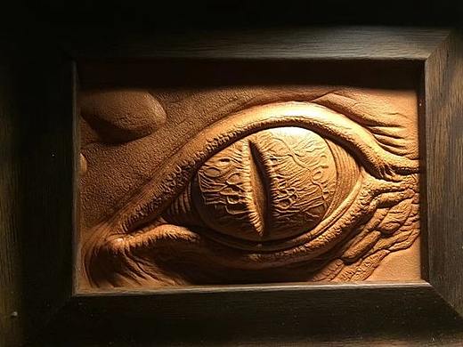 一幅皮塑挂画送给大家