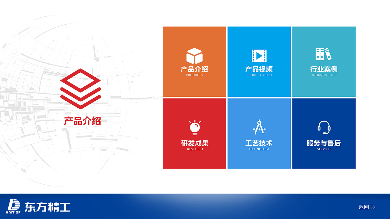 企业展厅触摸屏UI设计