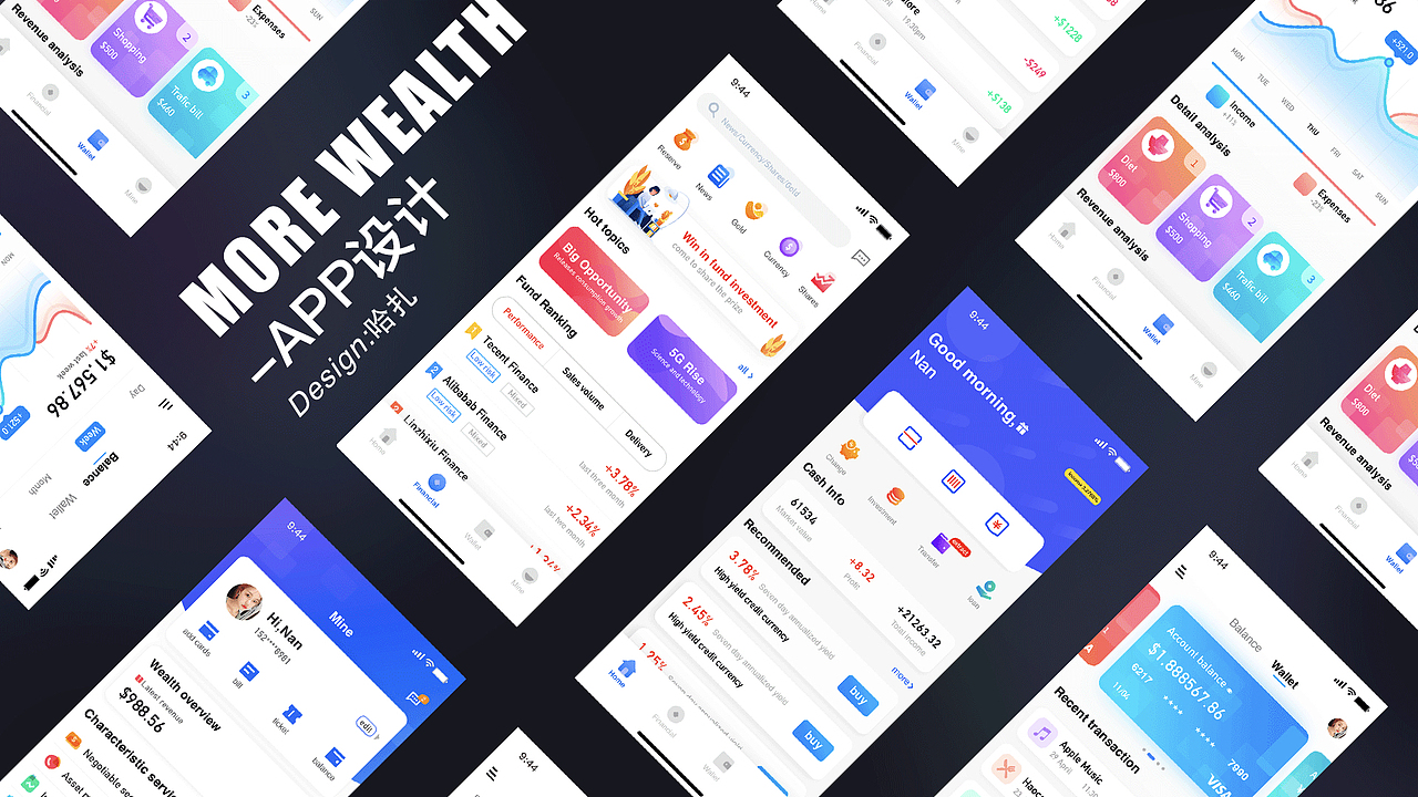 作品集（图ZMTk2Nzg1MTU2） - APP界面 - 站酷设计师哈扎原创素材 - 站酷ZCOOL