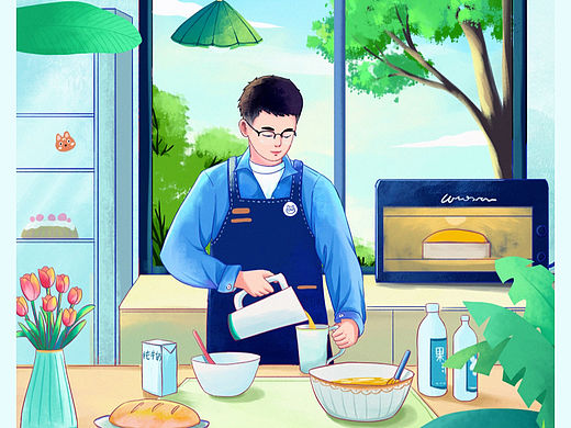 制作美食（個人主頁-ZNjg0MjAzMzI=） - 藝術插畫 - 站酷設計師冰可樂先生原創(chuàng)素材 - 站酷ZCOOL