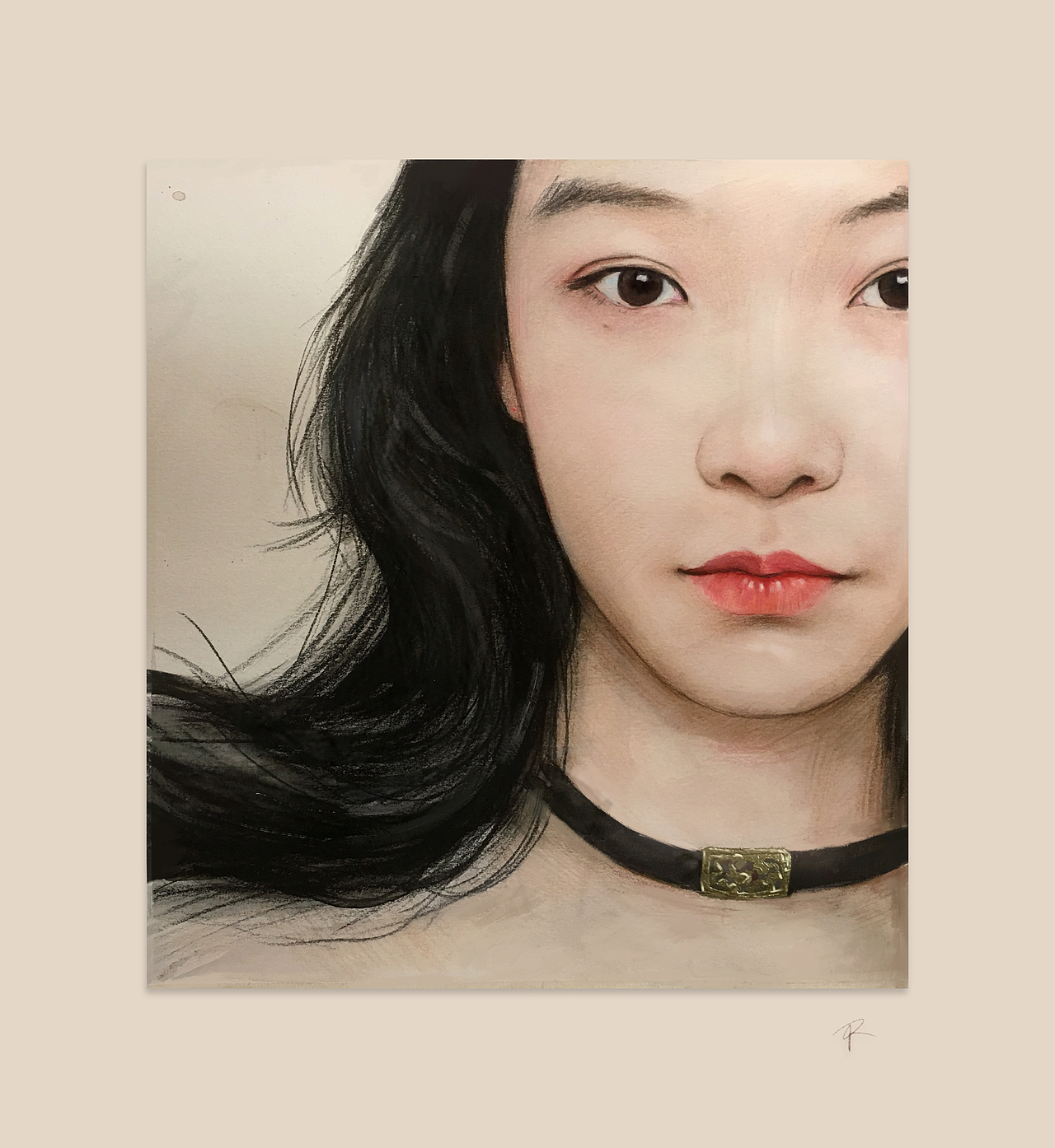 彩铅混水彩人物像——hy（图ZOTAyNDQ2MzI=） - 绘画 - 站酷设计师家常豆腐原创素材 - 站酷ZCOOL