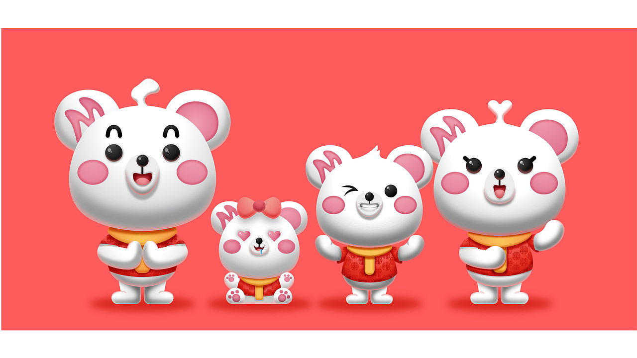 《Midea Family Q版形象设计》参赛作品