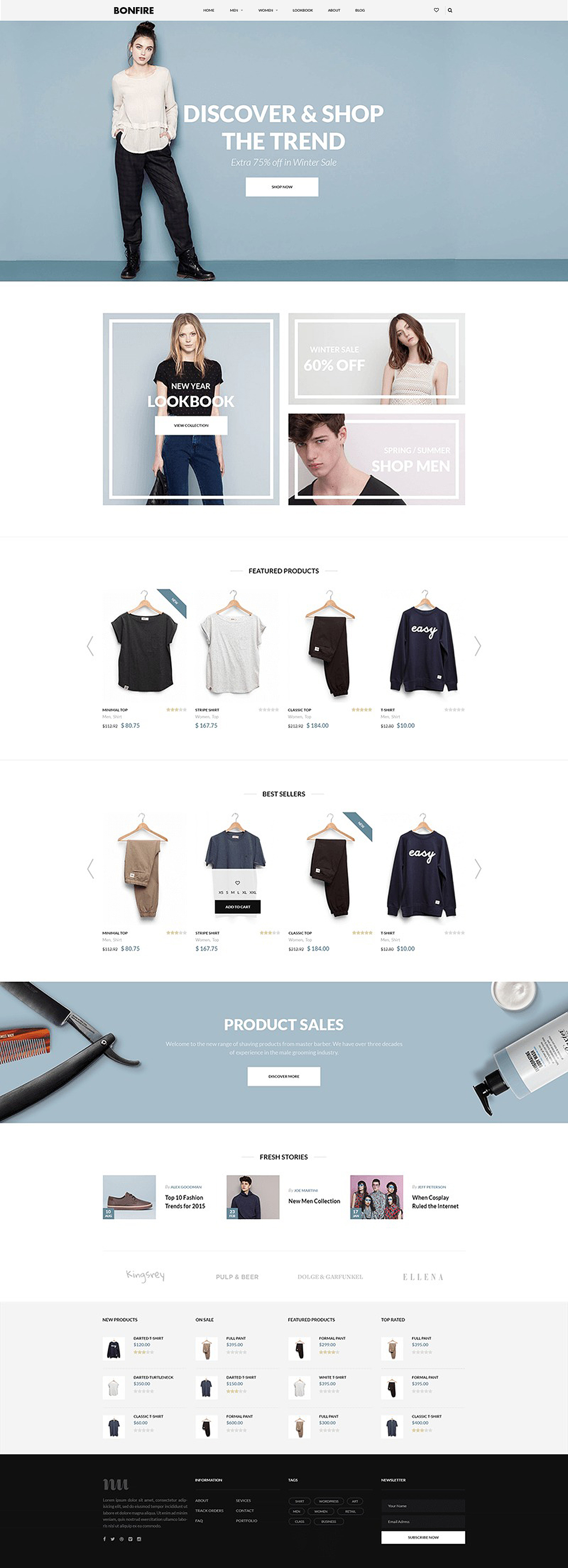 时尚服装bonfire官网（图ZOTg5Njg3MTY=） - 企业官网 - 站酷设计师一行君原创素材 - 站酷ZCOOL