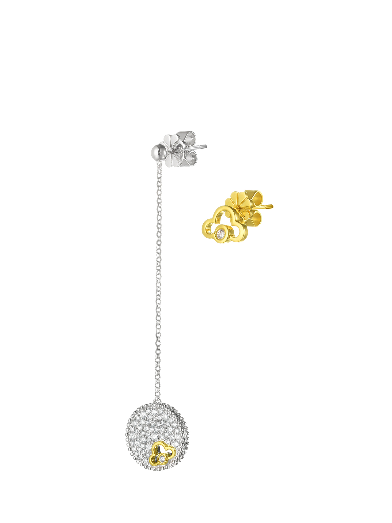 金属首饰白底拍摄