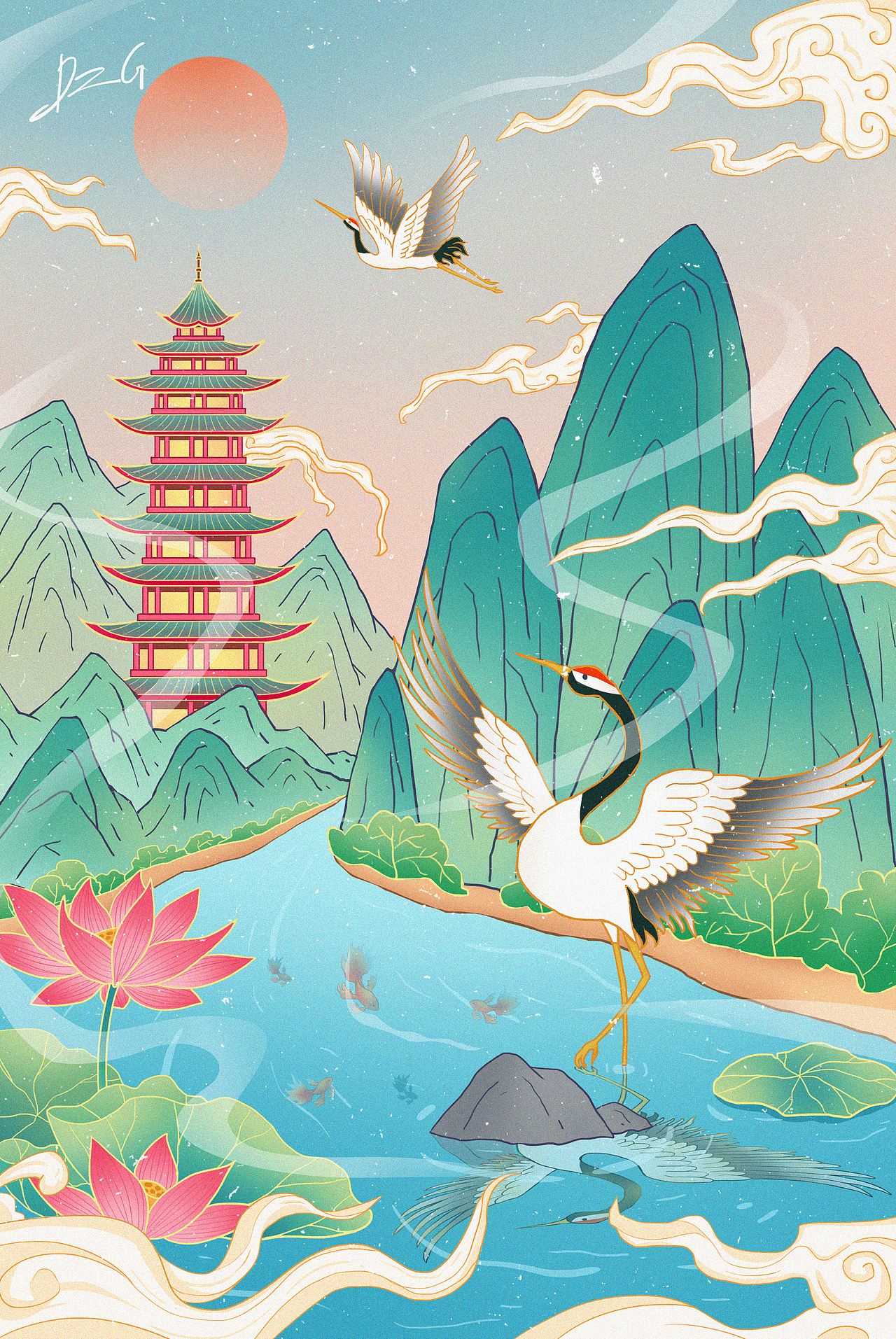 这是什么风格插画?