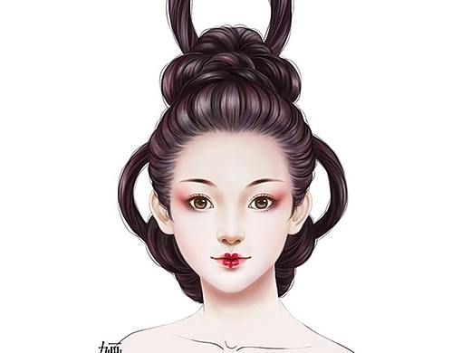头发着色（个人主页-ZMjc0NDQxOTY=） - 创作习作 - 站酷设计师婳妜原创素材 - 站酷ZCOOL