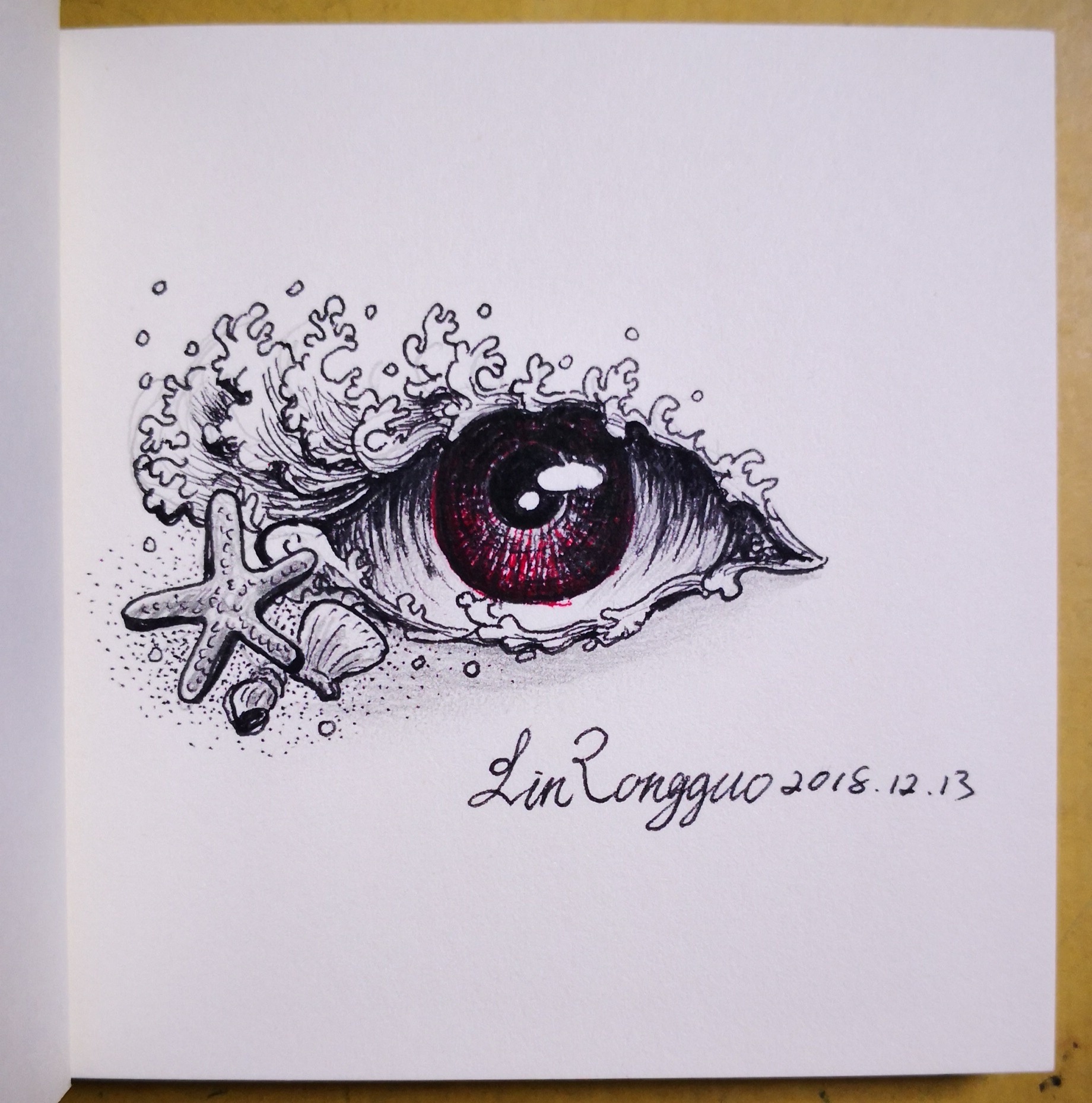 眼睛练习|纯艺术|绘画|老树林 - 临摹作品 - 站酷 (zcool)