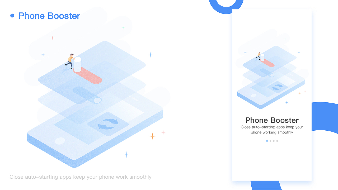 加速卫士引导页（图ZMjYwNzg1Njcy） - 闪屏/壁纸 - 站酷设计师TiceTian原创素材 - 站酷ZCOOL