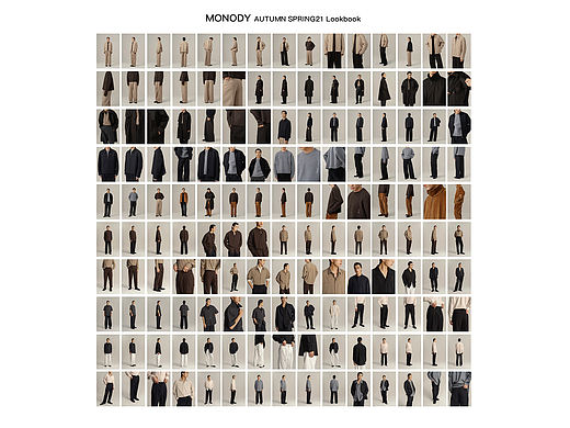 10月为朋友品牌MONODY拍摄的2021A/WLookbook