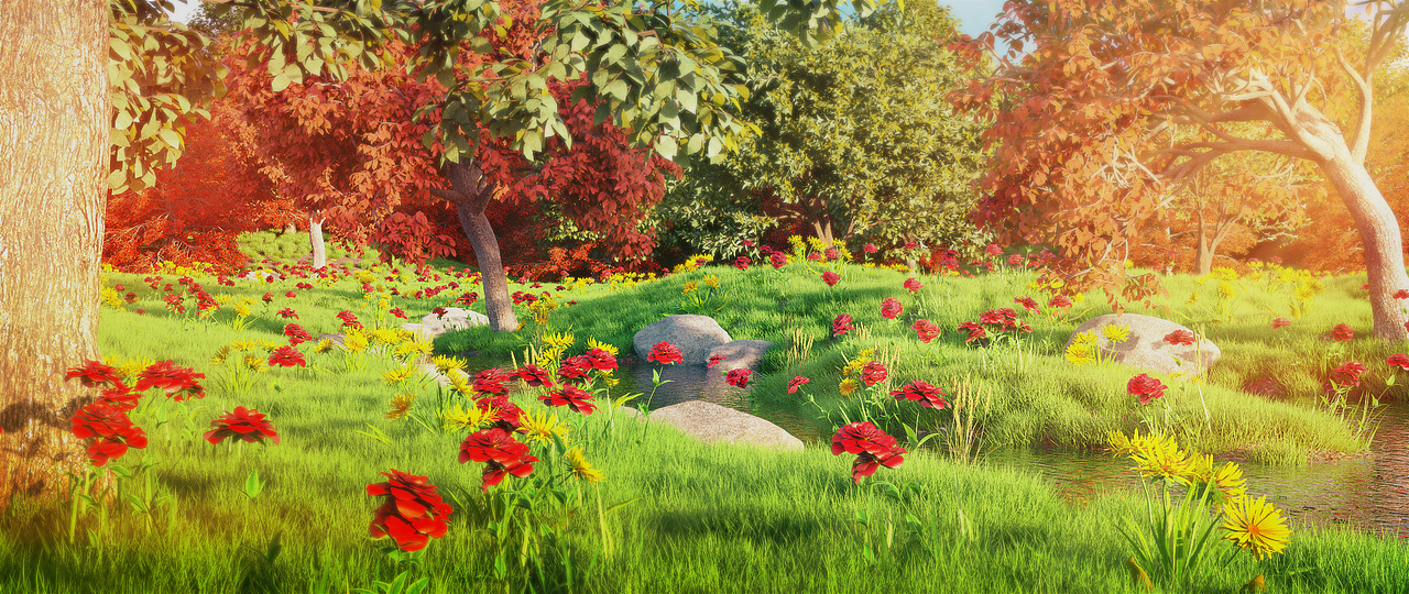 C4D场景RS渲染练习（图ZMjQ1NTgxMzg0） - 场景 - 站酷设计师孤洁大大原创素材 - 站酷ZCOOL