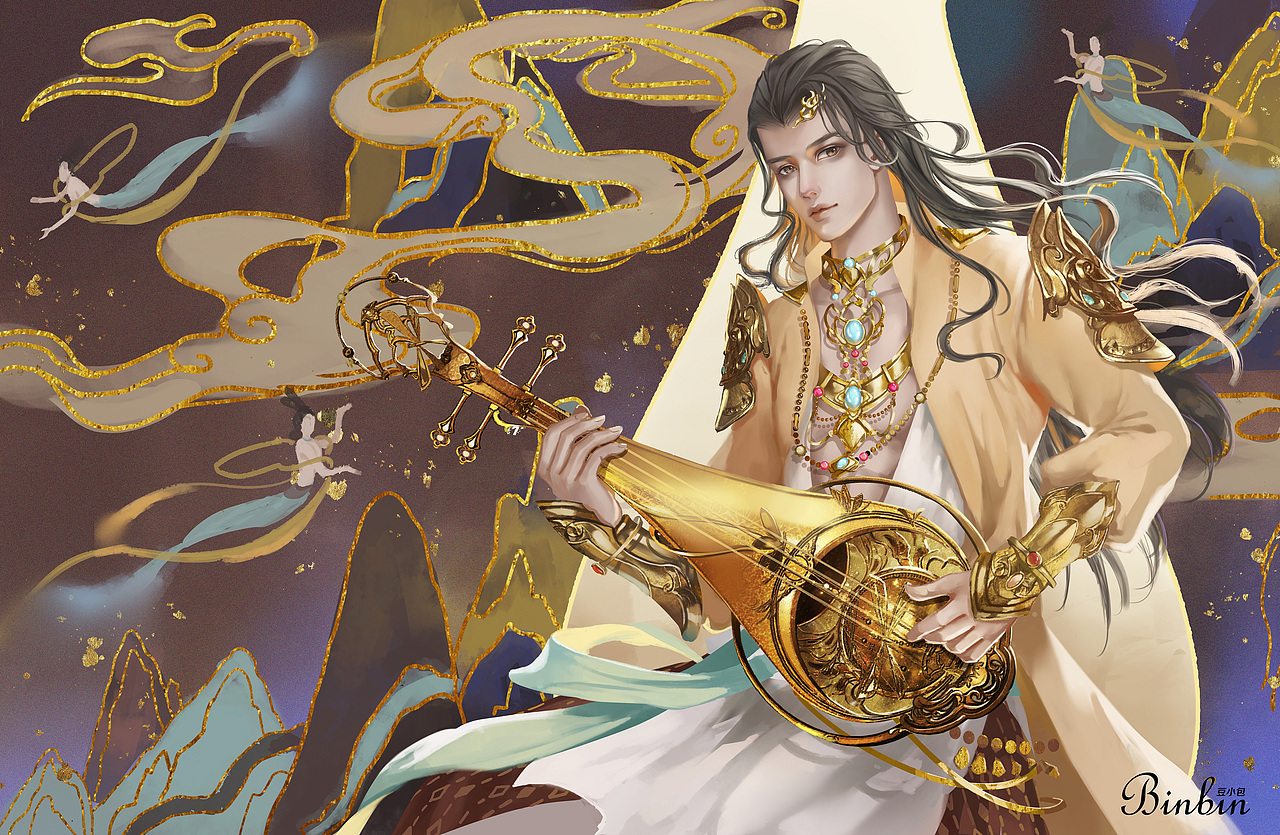 逆水寒OL同人图--鸿音（图ZMjU5ODg1MTQw） - 商业插画 - 站酷设计师JLAN峻澜原创素材 - 站酷ZCOOL