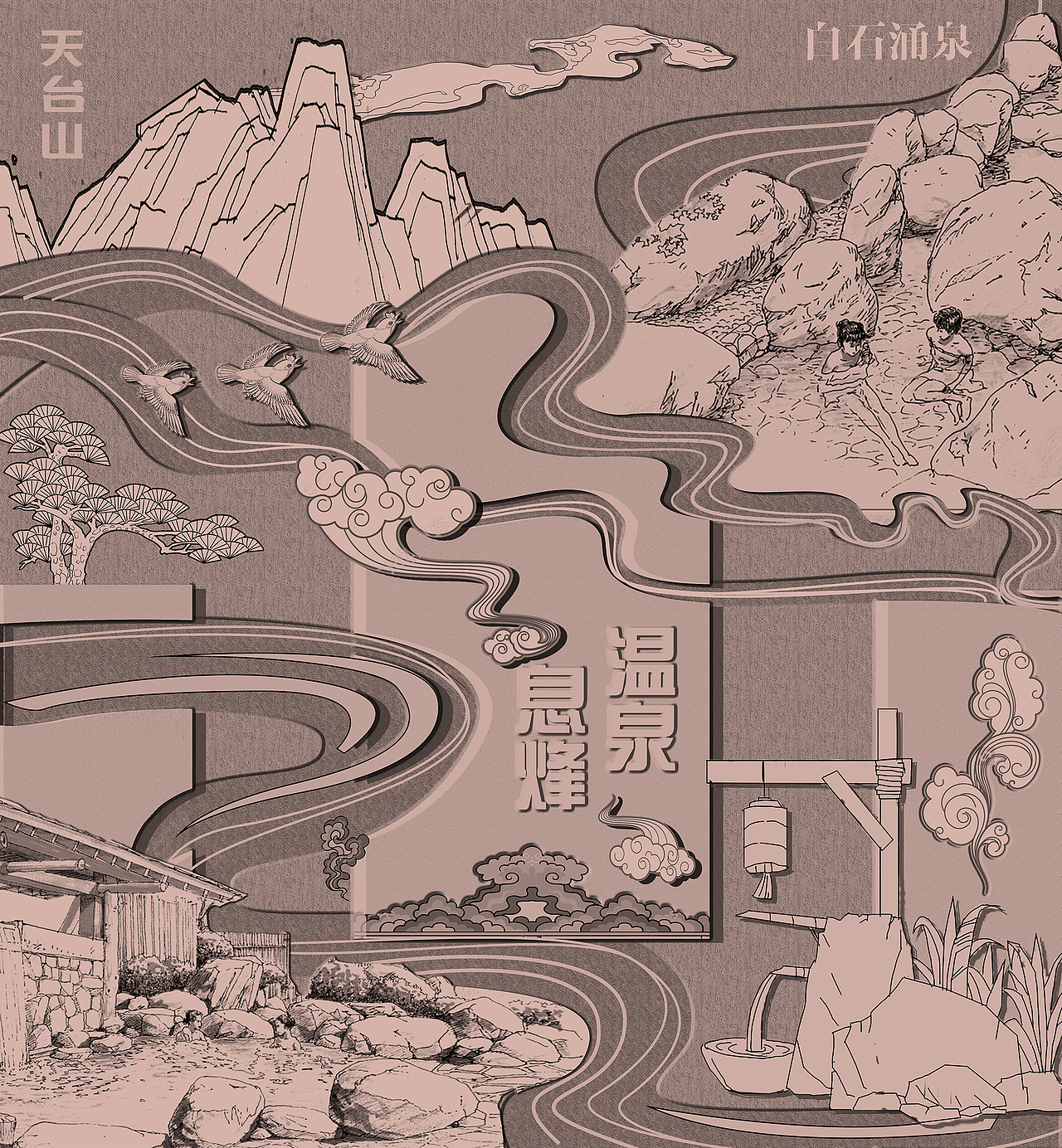 【浮雕】经典浮雕壁画设计搞