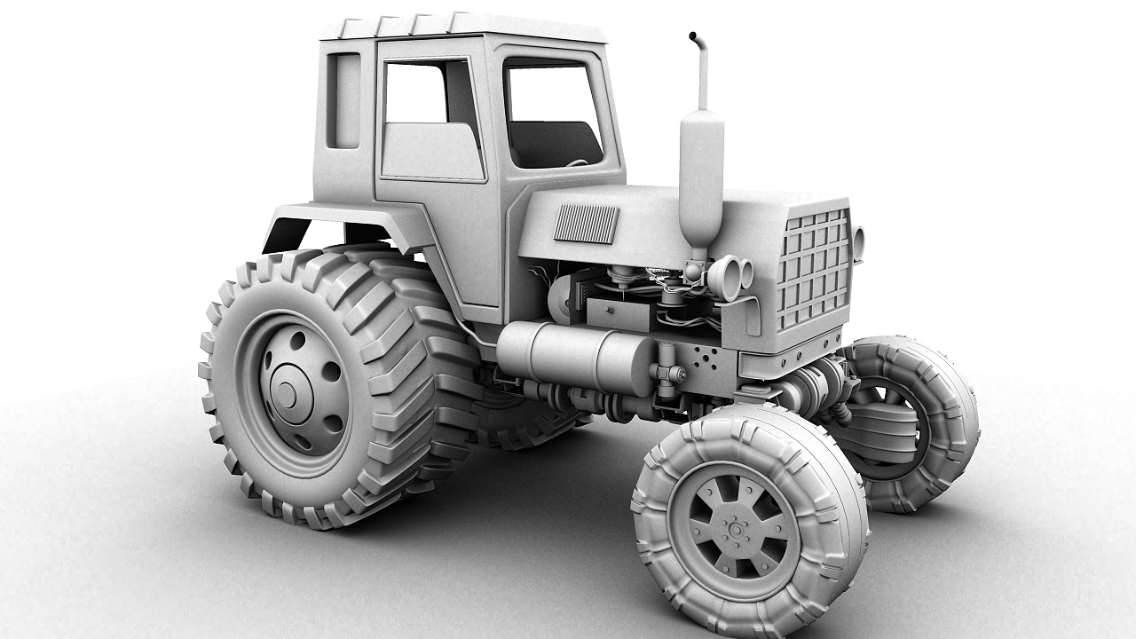 开上爱车奔驰在希望的田野上