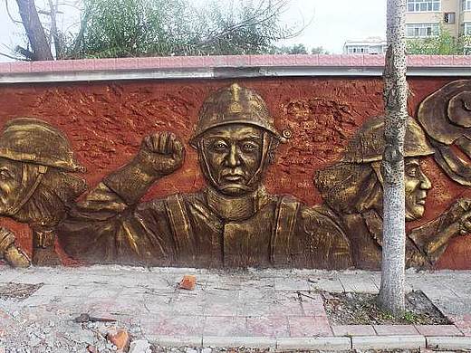 消防浮雕设计